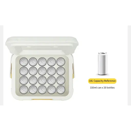 Туристичний холодильник Naturehike CNK2450CF012 18л (Жовтий) - фото 3