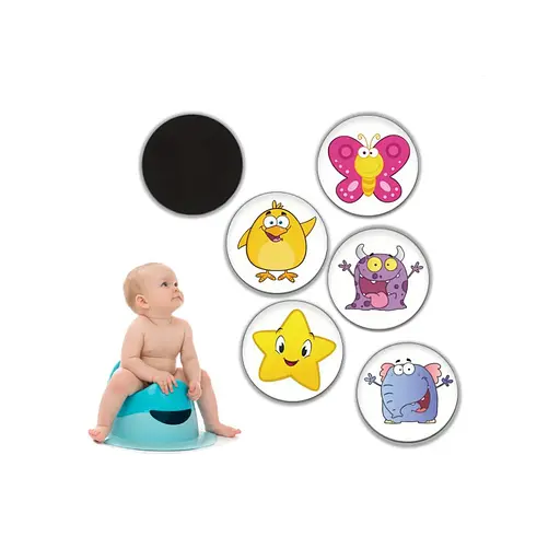 Наклейки для приучения ребенка к горшку "Сказочные" MGZ-0722, 5 штук - фото 2