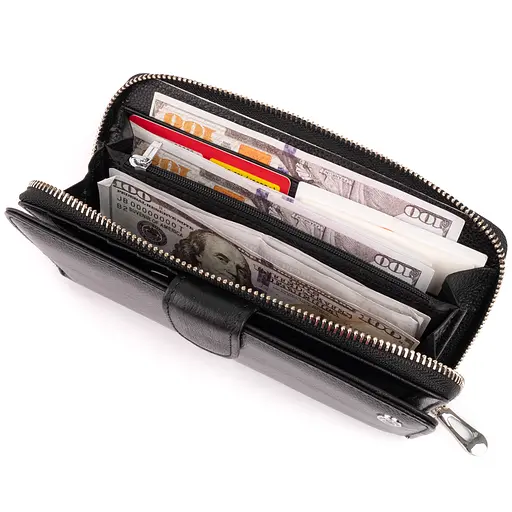 Кожаный женский кошелек ST Leather 19х9.5х2.5 см acs0016015 - фото 3