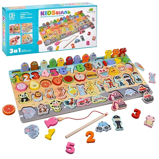 Дерев’яний розвиваючий центр з риболовлею, Limo Toy MD2903