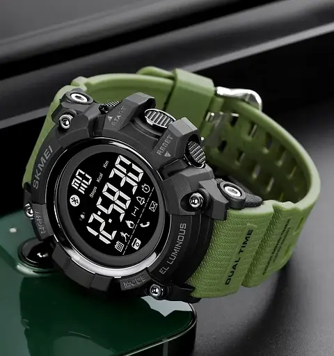 Спортивные наручные смарт-часы Skmei 2053 (Зеленый) - фото 5