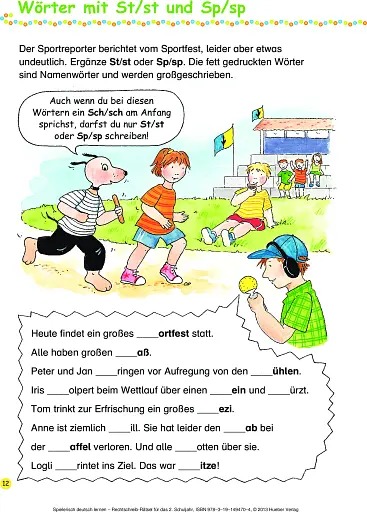Spielerisch Deutsch lernen. Rechtschreib-Ratsel fur das 2. Schuljahr - фото 4