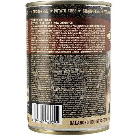 Влажный корм Carnilove Venison & Reindeer для собак мясо северного оленя 400 г - фото 3