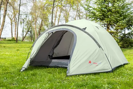 Туристическая палатка трехместная Time Eco Travel-3, светлый хаки - фото 2