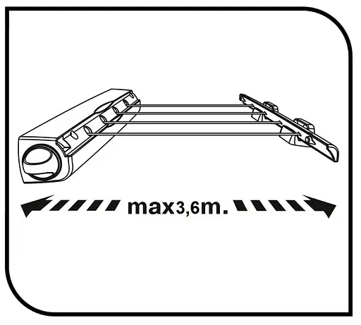 Сушилка для белья настенная Gimi Rotor 4 (155018) - фото 2