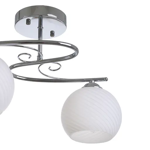 Люстра Brille потолочная для прихожей E27 60W CH (LK-652C/2) - фото 5