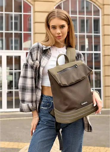 Жіночий рюкзак Sambag 37х31х14 см 000305475 - фото 5