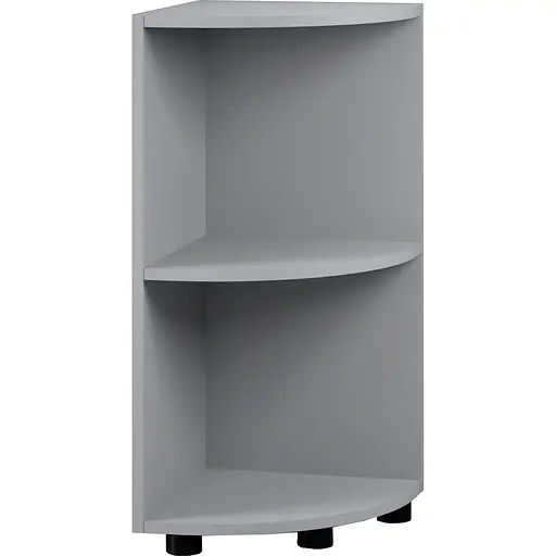 Стелаж кутовий Orange-Line ОП-731 низький сіра мишка 347х347х750 мм