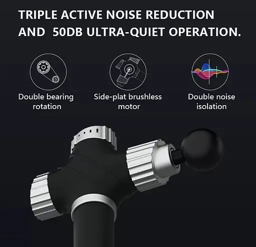 Перкусійний масажний пістолет Booster A2 Масажер тригерних точок Massage Gun - фото 8