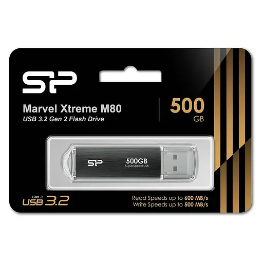Флеш-накопитель SILICON POWER Marvel Xtreme M80 500 GB usb3.2 Gen2 1000/800MB/s - фото 2