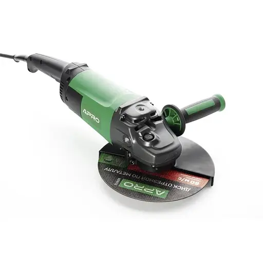 Болгарка шліфувальна кутова (КШМ) Apro 230/3000 РМ 30412 - фото 3