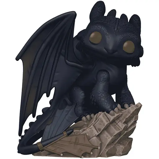 Ігрова фігурка Funko Pop! How to Train Your Dragon Toothless на скелі (86140)