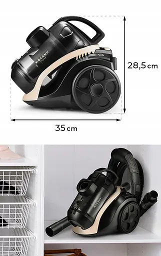 Пылесос без мешка Mozano Smart Cyclonic 4000 AGD/ODK/B/01#BEZ - фото 8