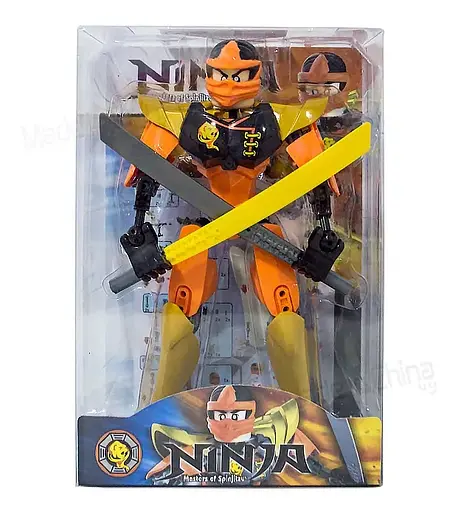 Герої Нінзяго, висота 22 см, тіло-конструктор, зброя - фото 2