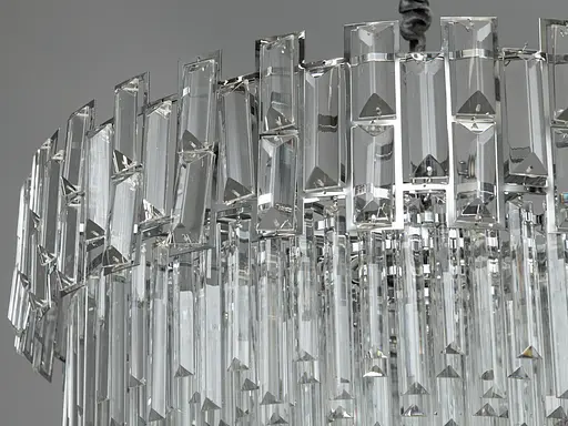 Захоплююча, елітна кришталева люстра на 16 ламп, колір- хром - фото 3
