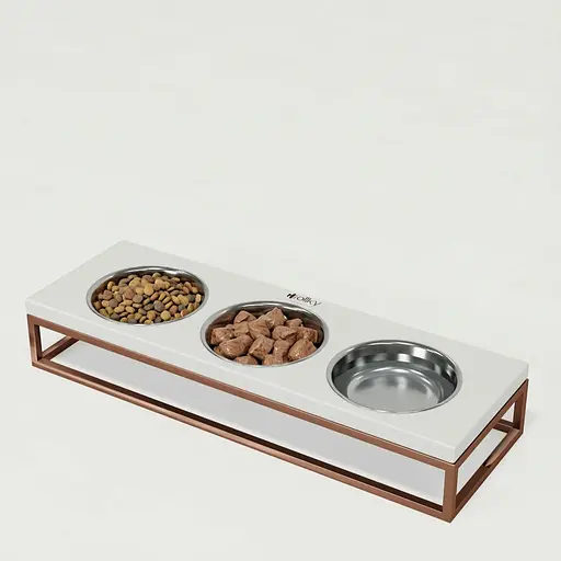 Hollky Base Bar — три миски на підставці (3 × 0,45 л)