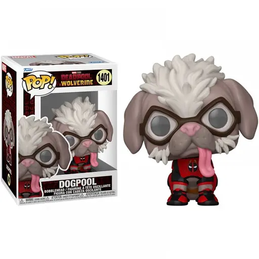 Коллекционная фигурка Funko Pop Марвел Дедпул Догпул  Marvel: Deadpool 3 Dogpool 10 см FP D D 1401 - фото 2