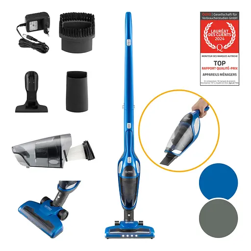 Пылесос аккумуляторный First FA-5541-3-BU - фото 2