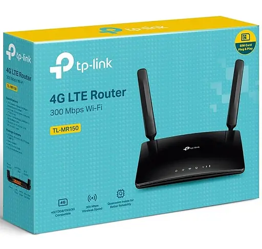 Роутер TP-Link 4G Archer TL-MR150 N300 Black 802.11n (TL-MR150) - фото 4