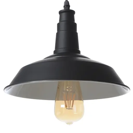 Люстра Brille лофт підвісна для кухниі E27 60W BK (BL-221S/1) - фото 3