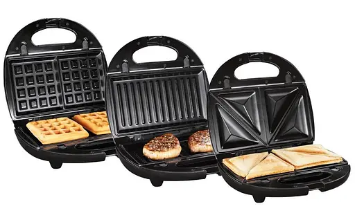 Електричний мультимейкер Rainberg RB-5408 4в1 з антипригарним покриттям - фото 5