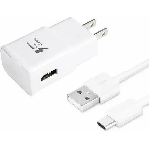 Зарядний пристрій Samsung та кабель USB-C Samsung Galaxy A03s (білий)