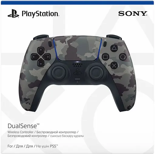 Геймпад Sony PlayStation 5 DualSense Grey Camo CFI-ZCT1W UA (9423799) - фото 5