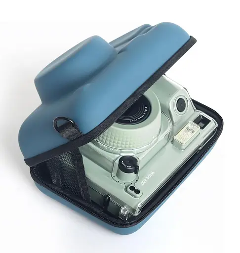 Чехол для Fujifilm Instax Wide 400/300/210 жесткий EVA голубой - фото 5