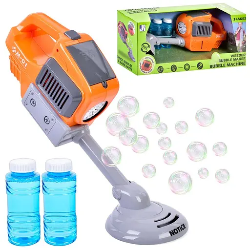 Установка з мильними бульбашками P 81588 "Газонокосарка", підсвічування, 8 отворів, в коробці (6903317652044) - фото 2