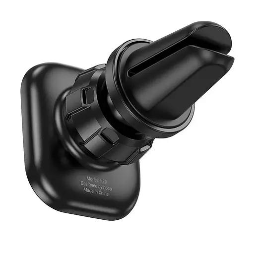 Автотримач для телефона HOCO H29 Brilliant magnetic car holder(air outlet) Black - фото 4