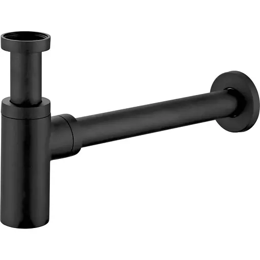 Сифон для раковини VBI black універсальний VBI-059100BL, Чорний матовий - фото 1