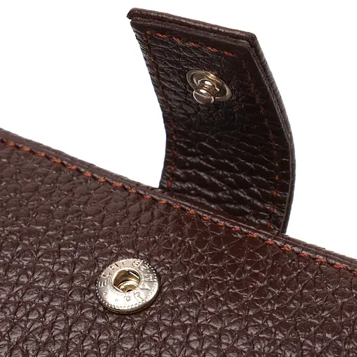 Мужской кожаный кошелек Canpellini 10х13х1.5 см acs0025719 - фото 3