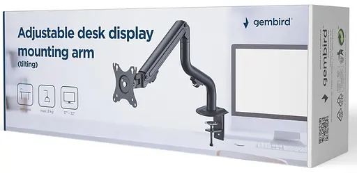 Кронштейн для монітора Gembird MA-DA1-02 - фото 9