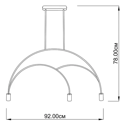 Люстра подвесная Imperium Light 114378.05.05 Moon - фото 2