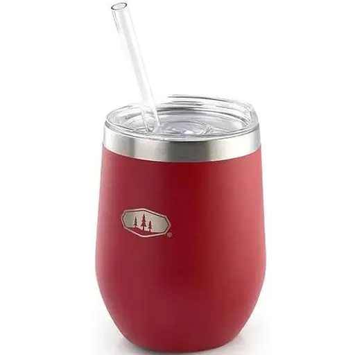 Термокружка GSI Outdoors Glacier Stainless Vacuum 12 fl oz Tumbler Красный (1099-63351)