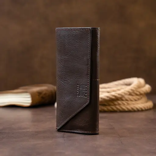 Мужской кожаный кошелек Grande Pelle 20х10х2.5 см acs0015921 - фото 6