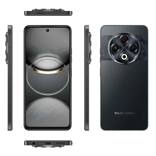 Смартфон Tecno Spark 30 KL6 678" 8/256ГБ 2SIM 5000мА/год Stellar Shadow - фото 3