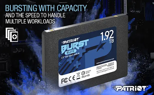 SSD накопитель Patriot Burst Elite 240 GB 2.5" 7 mm SATA III - фото 3