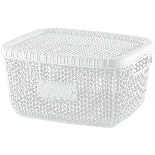 Уцінка. Кошик Violet House Віолетта White 5 л білий (1009 Віолетта WHITE с/кр. 5 л)