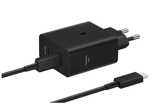 Зарядний пристрій Samsung 50W PD 2C EP-T5020XBEGEU з кабелем - фото 1