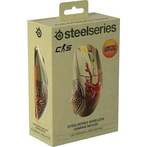 Миша SteelSeries CS2 Dragon Lore Edition Wireless RGB (62614) - фото 7