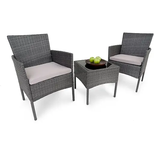 Садові меблі Di Volio Siena Темно-сірі - фото 2