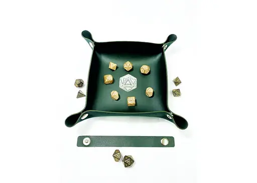 Настільна гра Планета Ігор Лоток для кубиків D20 (зелений) (Dice tray D20 green) (pi-dt015) - фото 8