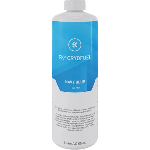 Охлаждающая жидкость EKWB EK-CryoFuel Navy Blue (Premix 1000mL) (3831109813270) - фото 1
