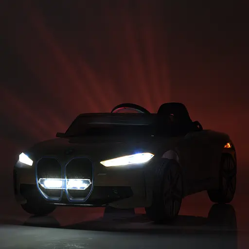 Електромобіль дитячий JE1009EBLR-2 4WD 4×4 з пультом керування 4 мотори EVA-колеса екошкіра фари музика чорний - фото 6