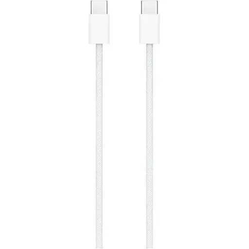 Кабель Apple USB-C Woven Charge 1m OEM (MQKJ3) білий [100555] - фото 2