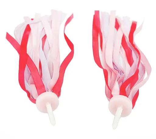 Ленты в руль детского велосипеда / самоката атласные розовые (G00010532) - фото 3