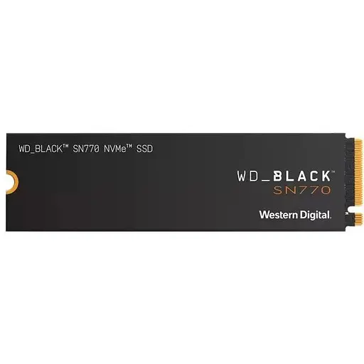 SSD накопитель WD Black SN770 1 TB M.2 NVMe 3D TLC 5150/4900 MB/s (WDS100T3X0E) - фото 1