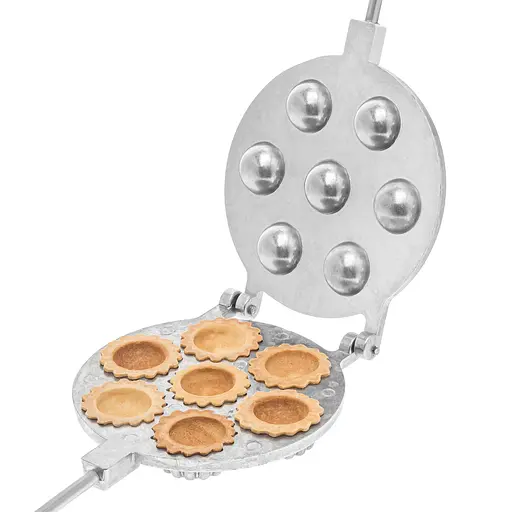 Форма алюмінієва для випікання маленьких кошиків та тарталеток (7 кошиків), Ласунка 81913 - фото 9