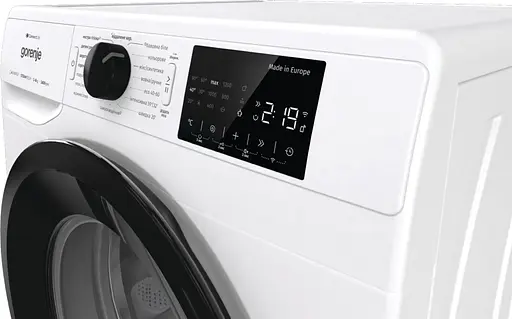 Стиральная машина Gorenje фронтальная 8 кг 1400 A+++ 55 см дисплей инвертор пара Wi-Fi белый - фото 5